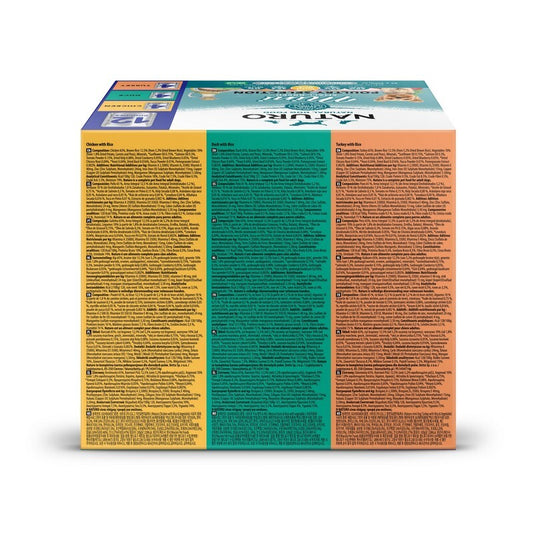 Naturo Adult Mini Dog Variety Pouch 4x12x150g Grain Free Natural Wet Food