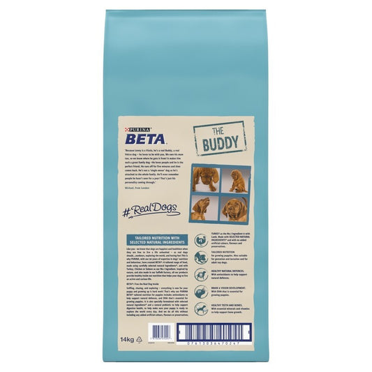 Beta Puppy Turkey & Lamb 14kg - Complete Puppy Food Turkey & Lamb Growth Formula