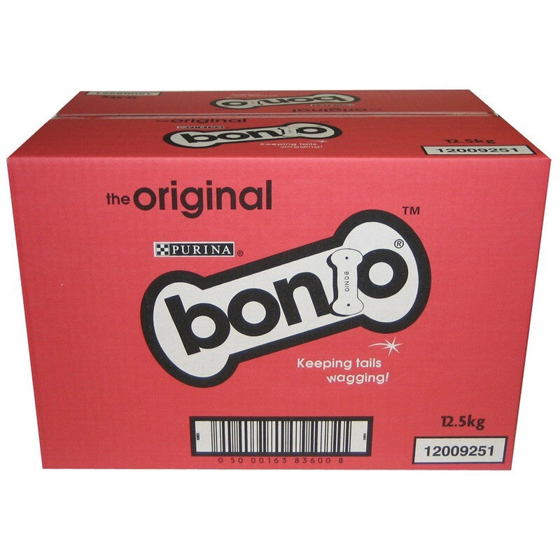 Bonio Original 12.5kg - Classic Crunchy Dog Biscuits Bulk Pack Complete Nutrition
