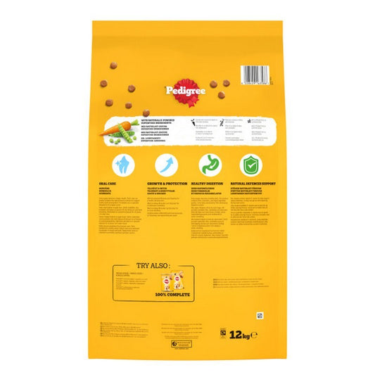 Pedigree Puppy Medium Poultry 12kg - Medium Breed Puppy Food Chicken Growth Formula