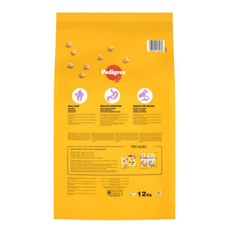 Pedigree Mixer Wholegrain Cereals 12kg - Dog Food Mixer Biscuits Complete Nutrition