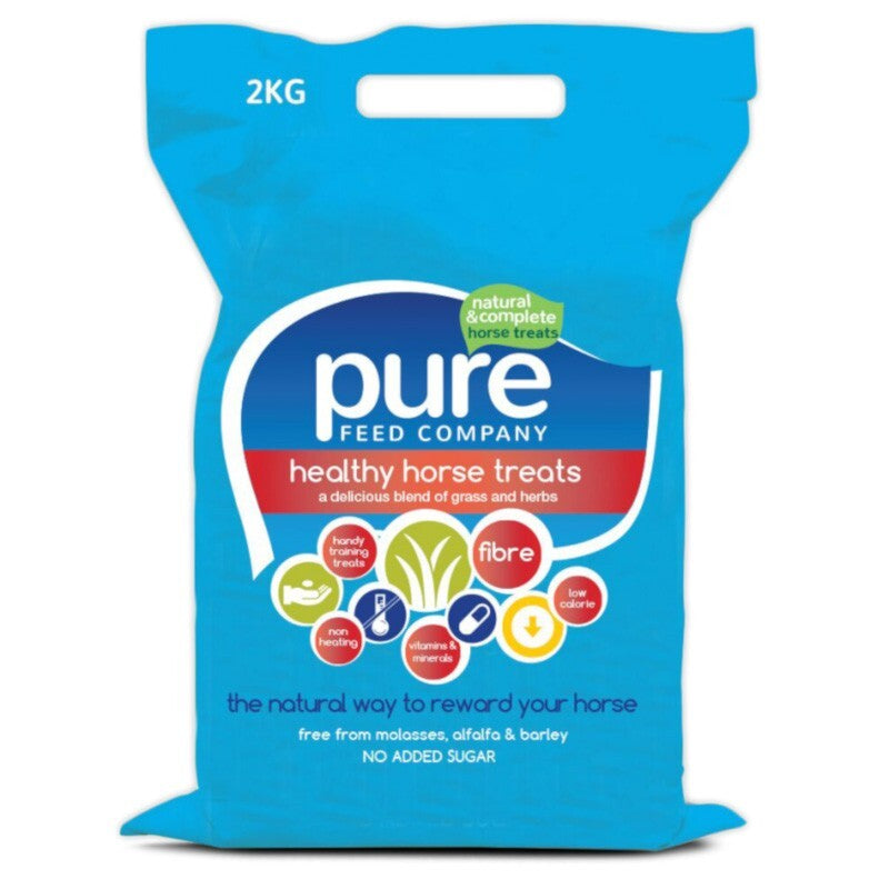 Pure Feed Pure Original Treats 2kg x12 - Natural Horse Treats Variety Pack (24kg Total)
