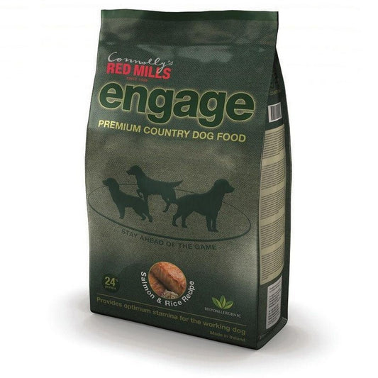 Red Mills Engage Salmon & Rice 15kg Dry Complete Dog Food Working Dogs