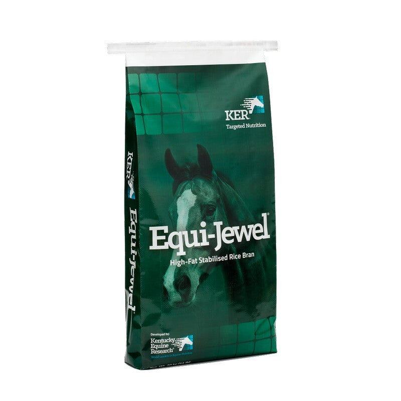 Saracen KERx Equi-Jewel Pellets 20kg - Stabilized Rice Bran Horse Feed High Fat Energy Source