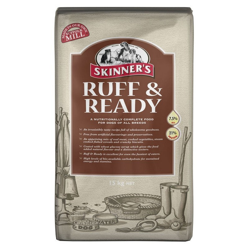 Skinners Ruff & Ready 15kg - Economy Dog Food Complete Nutrition Budget Friendly