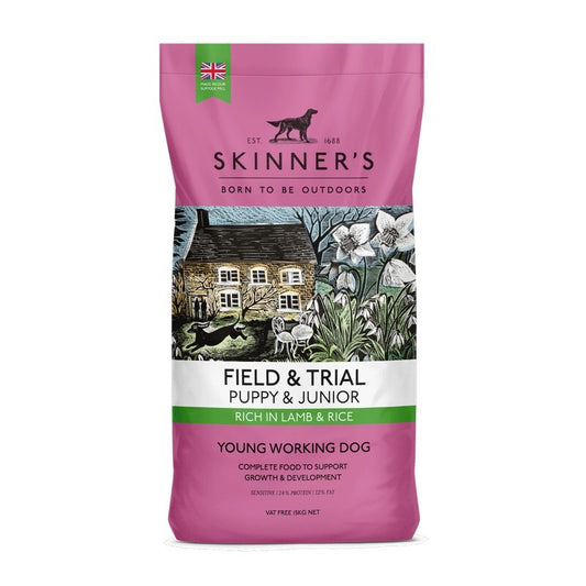 Skinners Field & Trial Puppy Lamb 15kg - Puppy Food Lamb & Rice Growth Formula