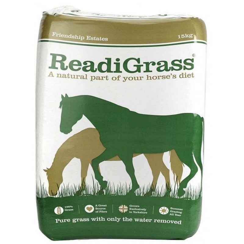 Readigrass 15% 15kg - High Fiber Dried Grass Horse Feed Forage Replacement