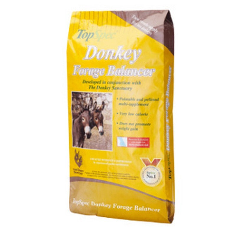 TopSpec Donkey Forage Balancer 20kg - Complete Feed Supplement for Donkeys & Mules
