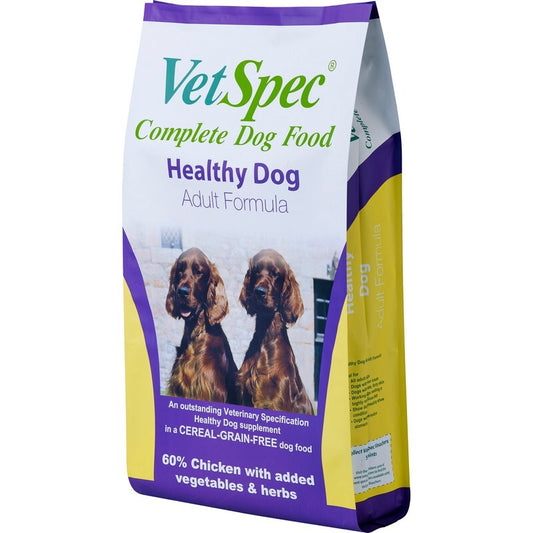 VetSpec Complete Dog Adult Chicken 12kg - Premium Chicken Dog Food Complete Nutrition