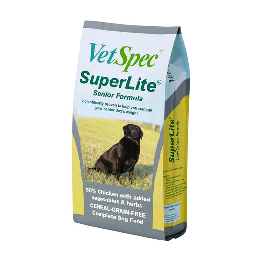 VetSpec Complete Senior Super Lite 12kg - Low Calorie Senior Dog Food Weight Management