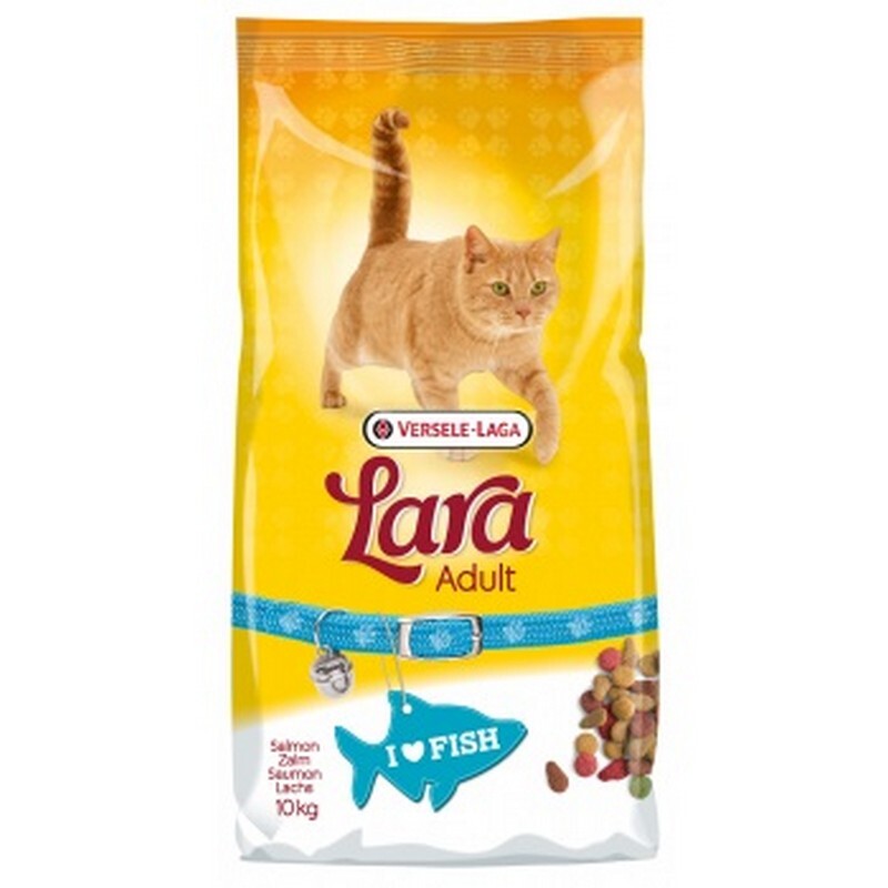 Versele Laga Lara Adult Cat Food Salmon 4x2kg Complete Dry Nutrition