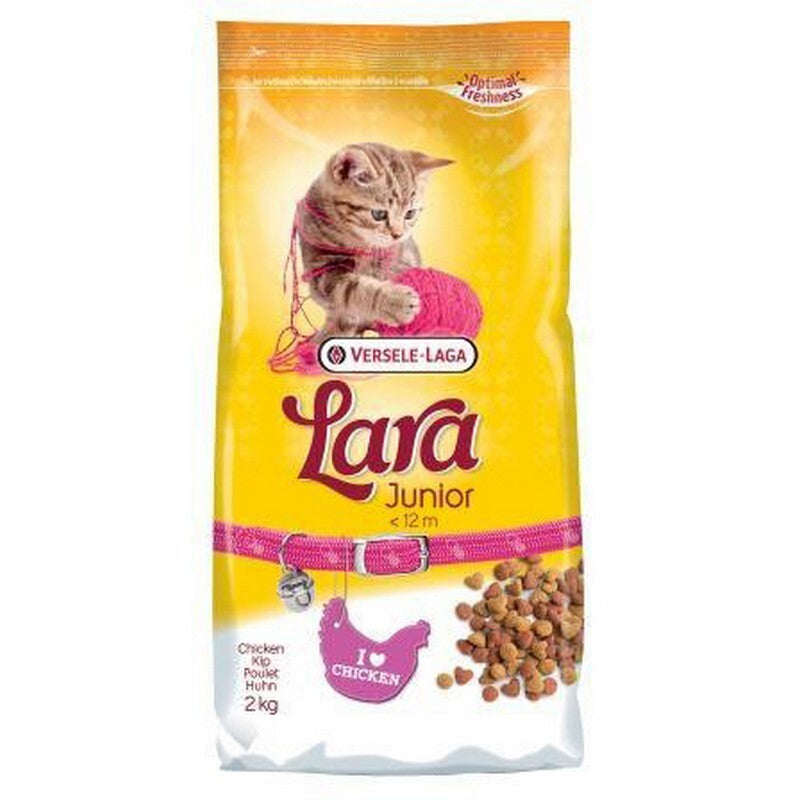 Versele Laga Lara Junior 4x2kg - Complete Cat Food Growth Formula (8kg Total)