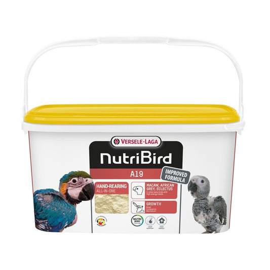 Versele Laga NutriBird A19 3kg Hand Rearing Formula Baby Bird Parrot Breeding